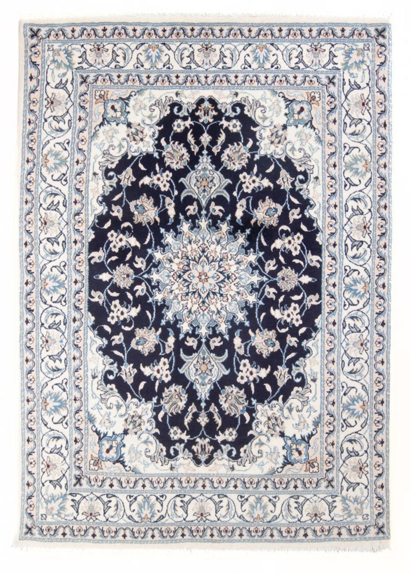 Perserteppich - Nain - Royal - 204 x 141 cm - dunkelblau