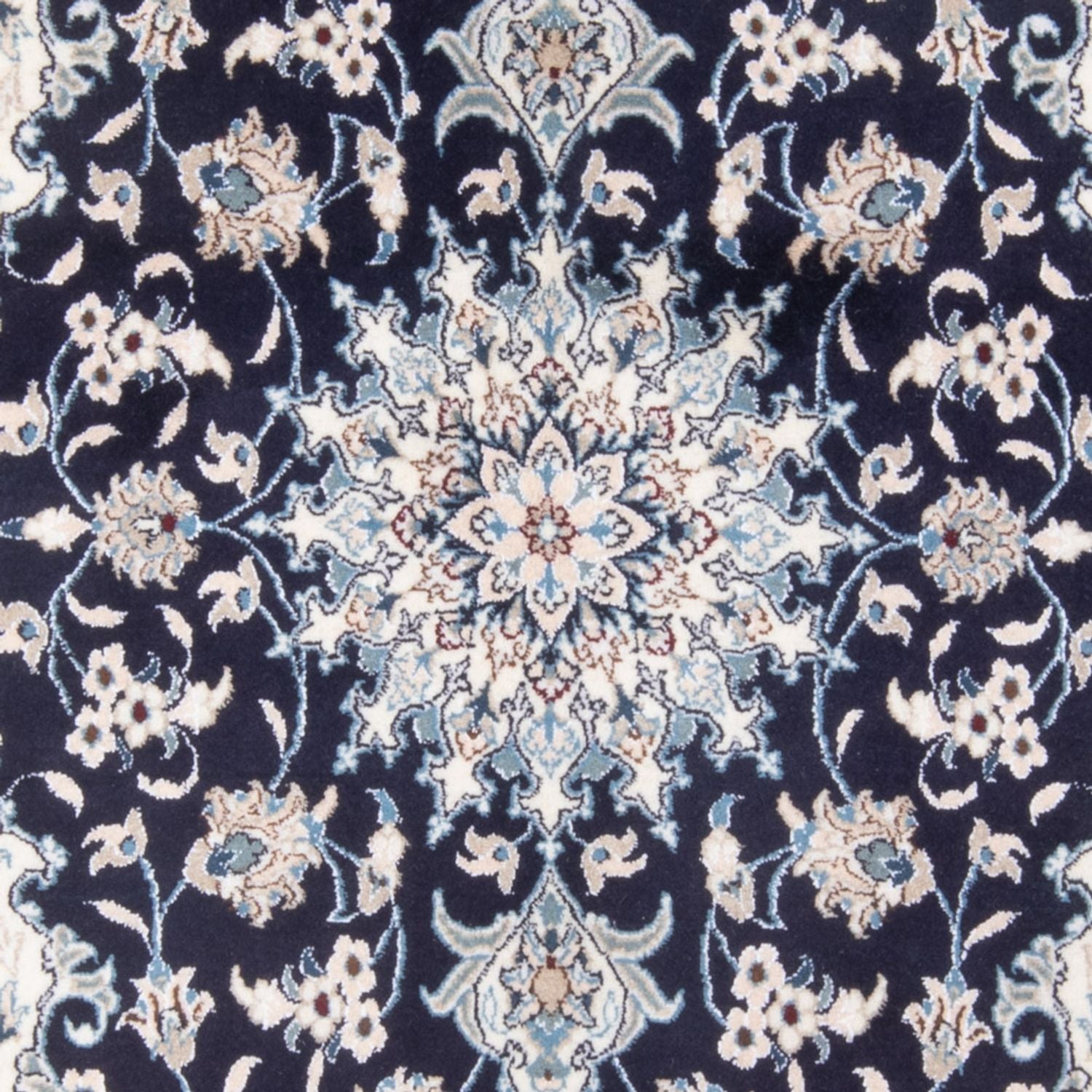 Perserteppich - Nain - Royal - 204 x 141 cm - dunkelblau