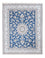 Perserteppich - Nain - Royal - 193 x 148 cm - blau