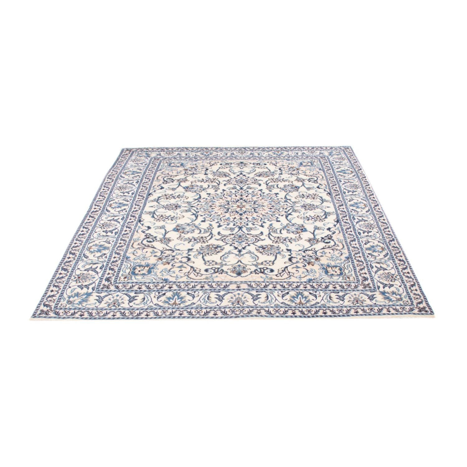 Perserteppich - Nain - Royal - 192 x 148 cm - creme