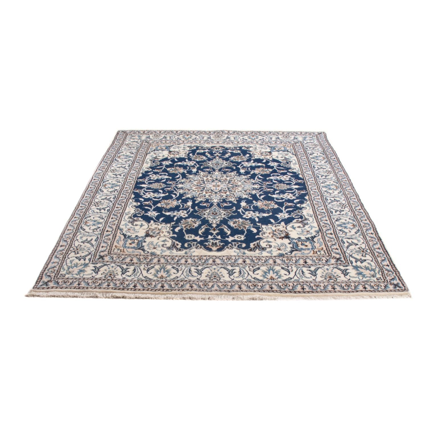 Perserteppich - Nain - Royal - 203 x 145 cm - blau