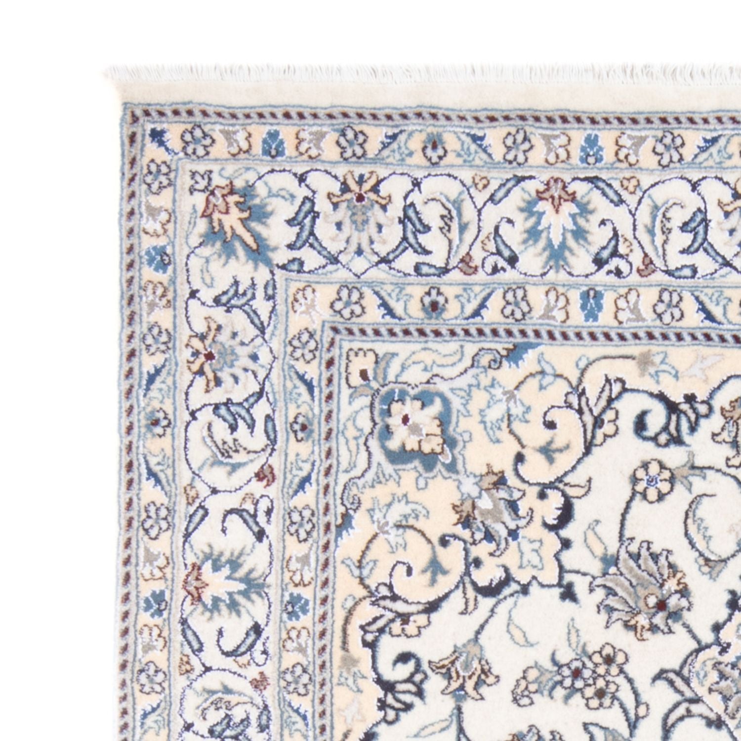Perserteppich - Nain - Royal - 197 x 144 cm - creme