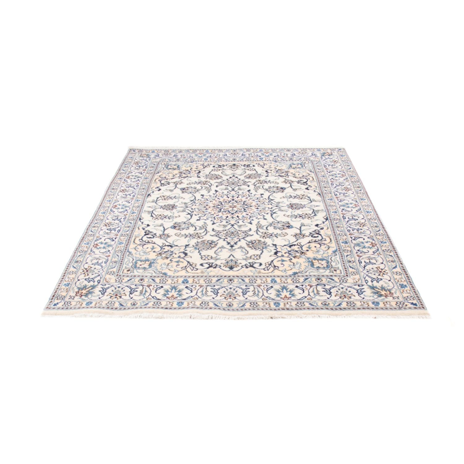 Perserteppich - Nain - Royal - 197 x 144 cm - creme