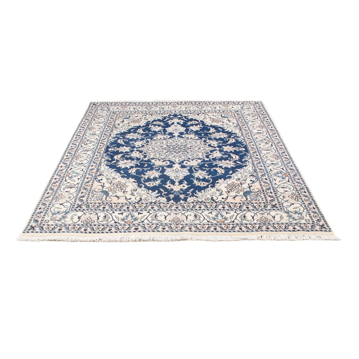 Perserteppich - Nain - Royal - 200 x 142 cm - blau