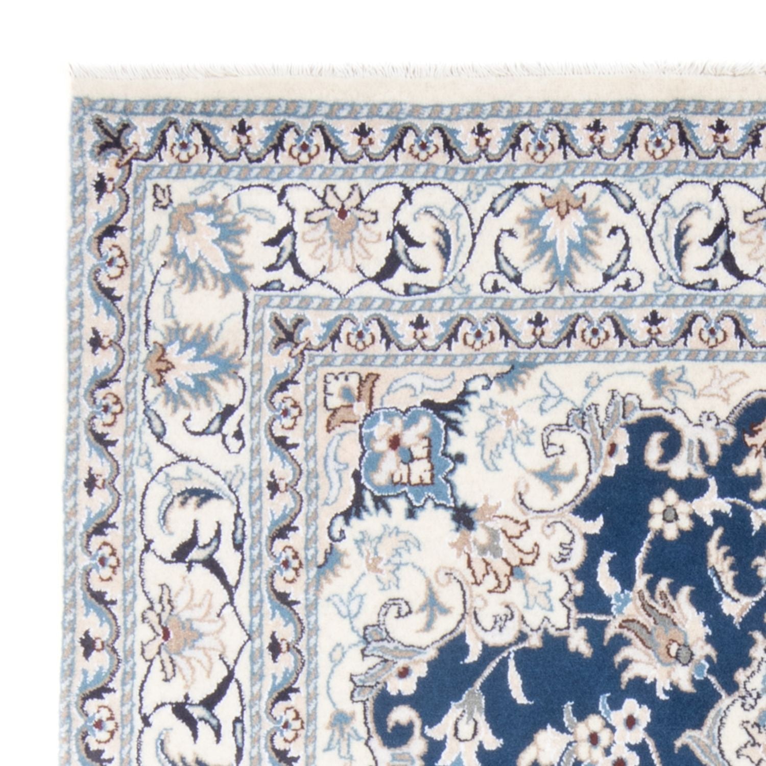 Perserteppich - Nain - Royal - 200 x 148 cm - blau