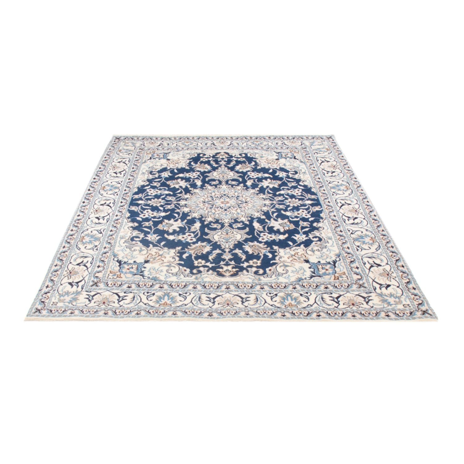 Perserteppich - Nain - Royal - 200 x 148 cm - blau
