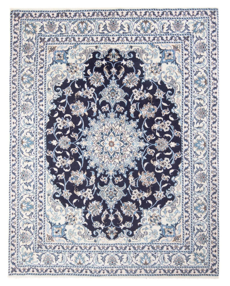Perserteppich - Nain - Royal - 194 x 149 cm - dunkelblau