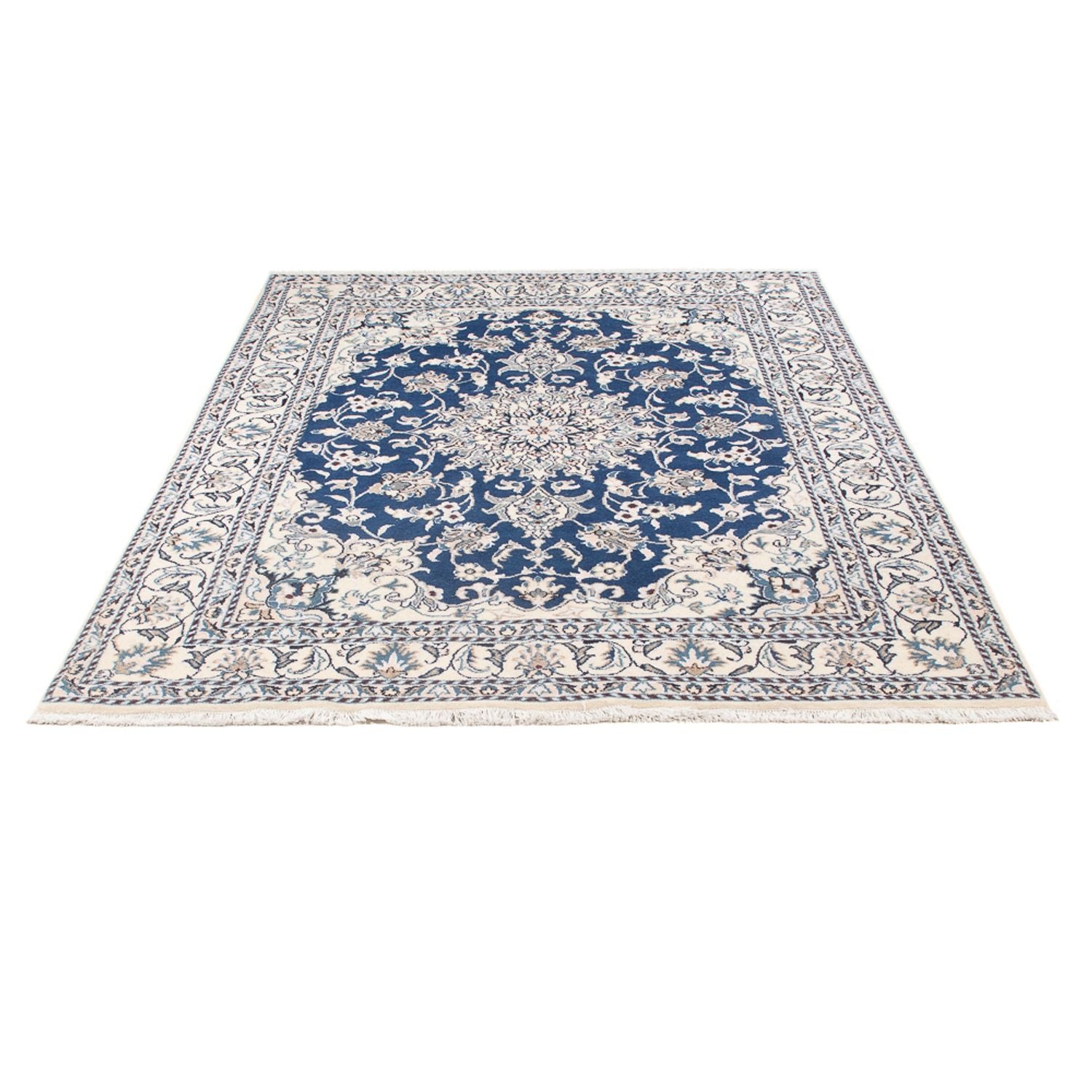 Perserteppich - Nain - Royal - 195 x 148 cm - blau