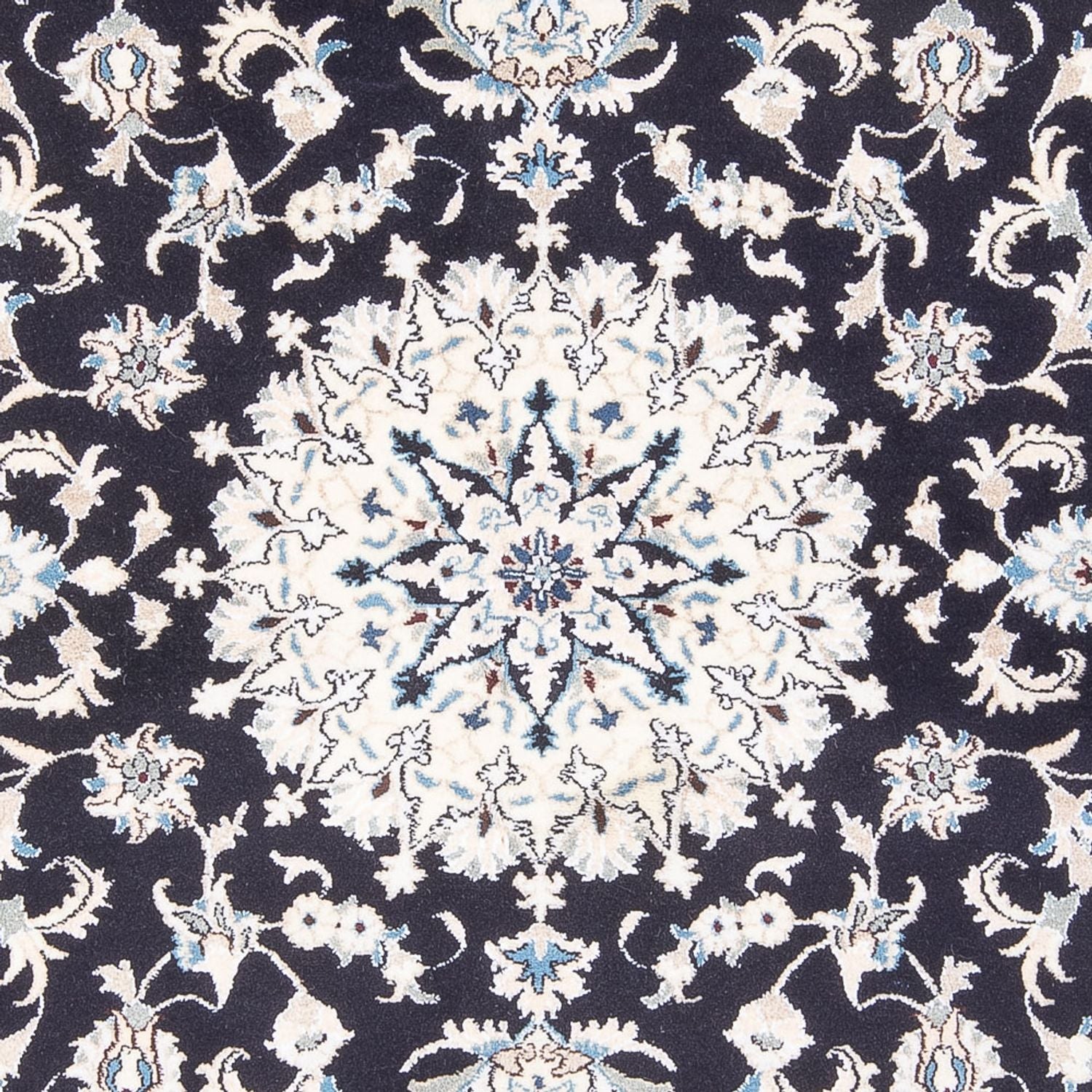 Perserteppich - Nain - 231 x 163 cm - dunkelblau