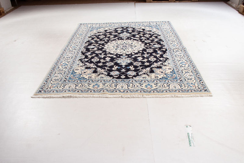 Perserteppich - Nain - 231 x 163 cm - dunkelblau