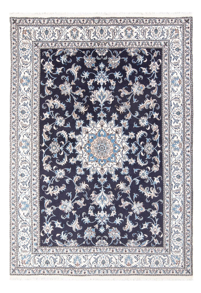 Perserteppich - Nain - 238 x 167 cm - dunkelblau
