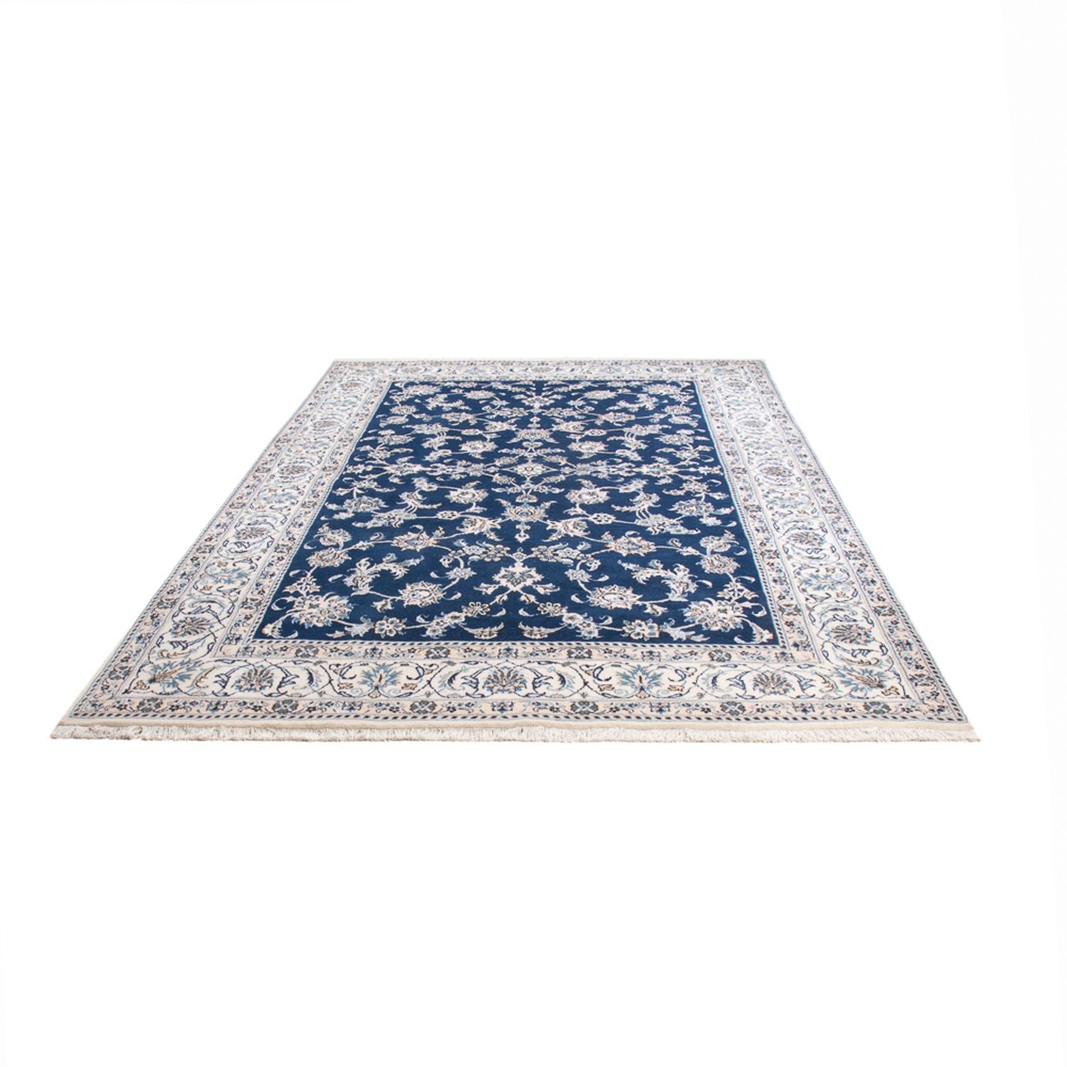 Perserteppich - Nain - 291 x 194 cm - blau