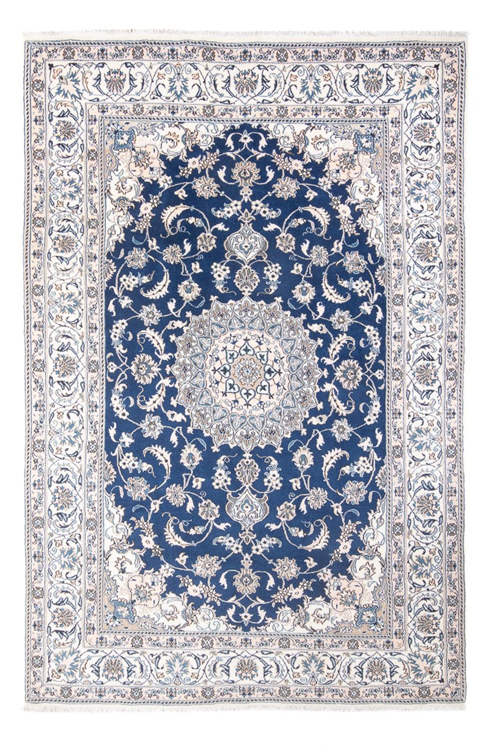 Perserteppich - Nain - 303 x 197 cm - blau