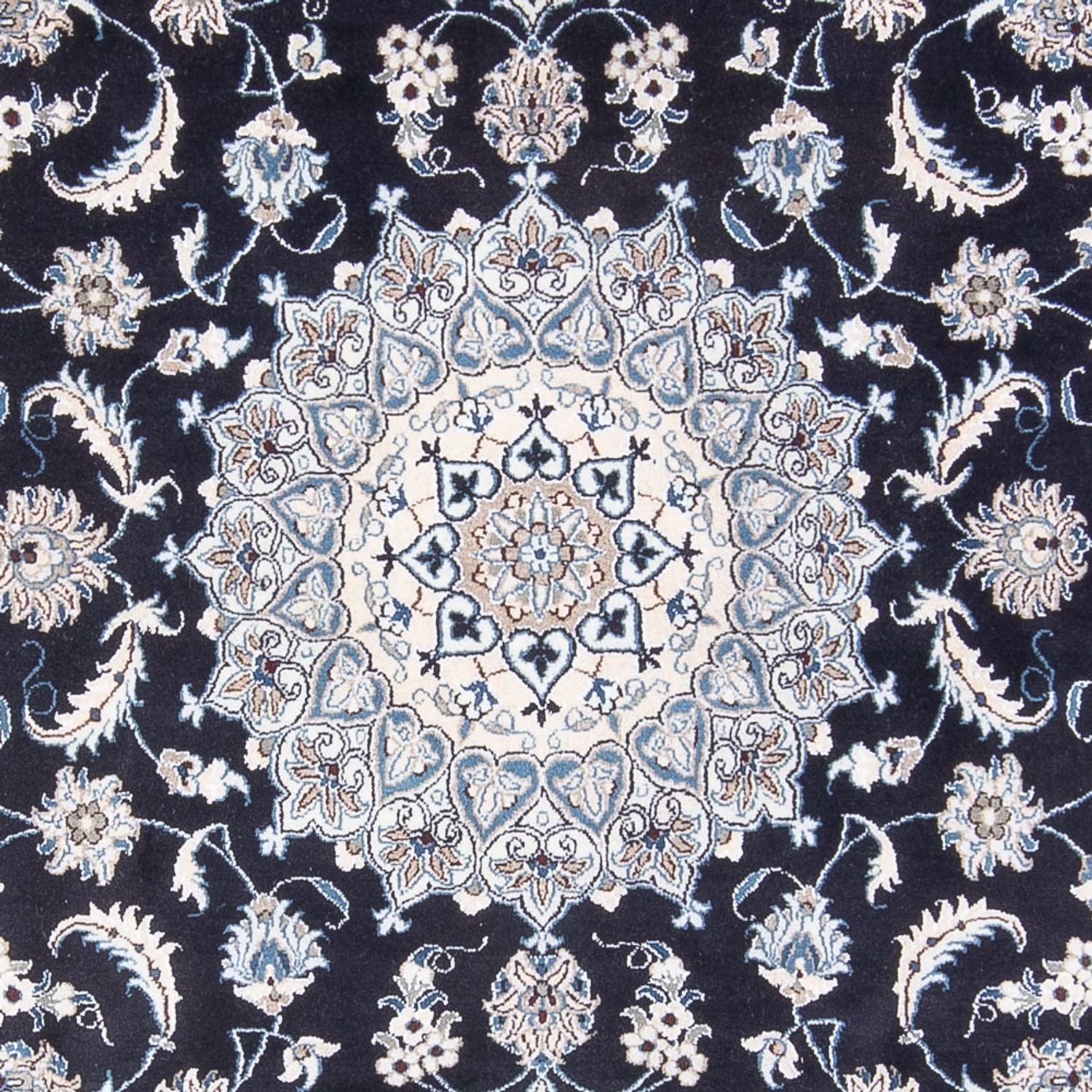 Perserteppich - Nain - 295 x 191 cm - dunkelblau