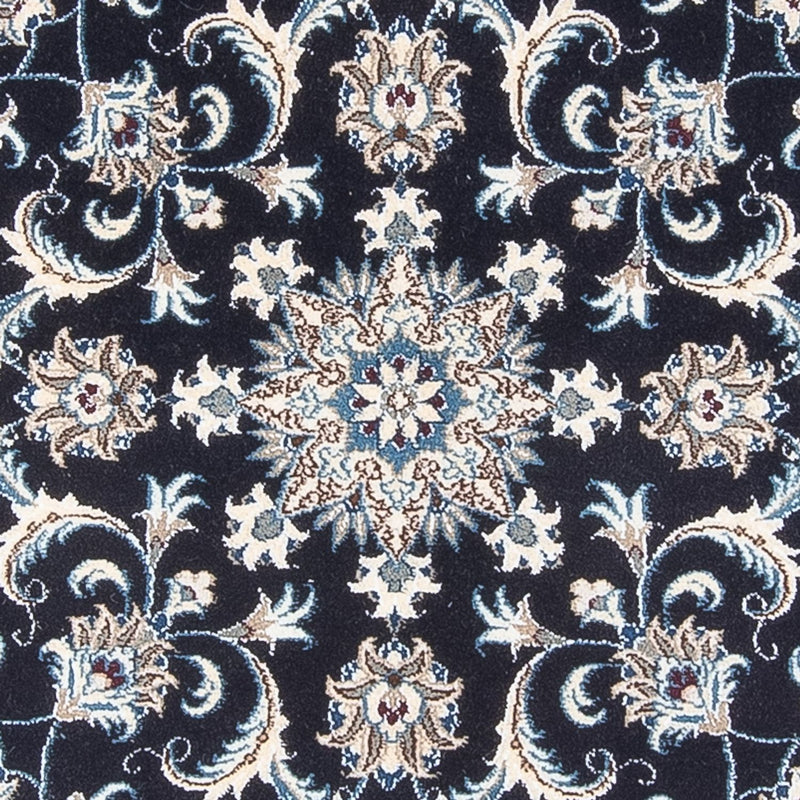 Perserteppich - Nain rund  - 150 x 150 cm - dunkelblau
