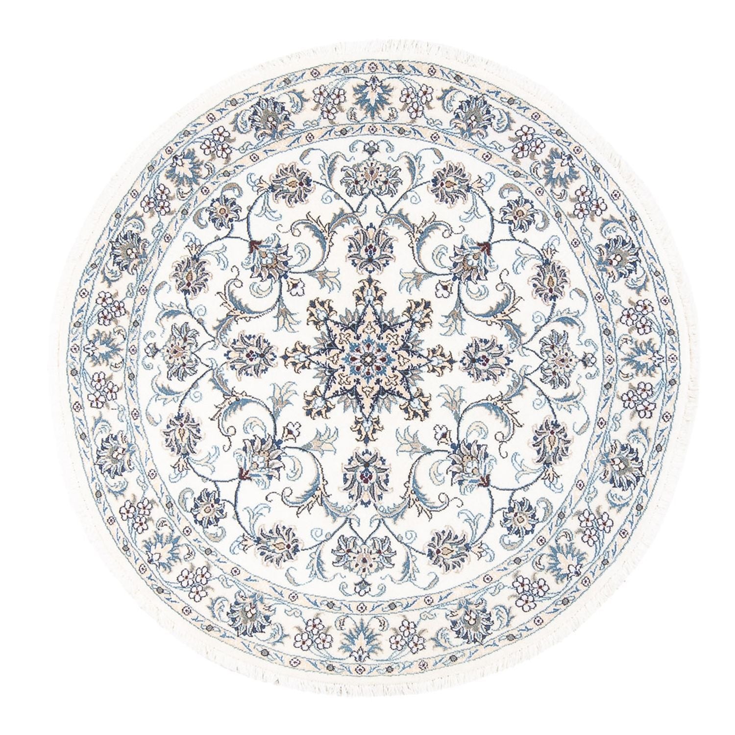 Perserteppich - Nain rund  - 150 x 150 cm - creme