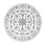 Perserteppich - Nain rund  - 150 x 150 cm - creme