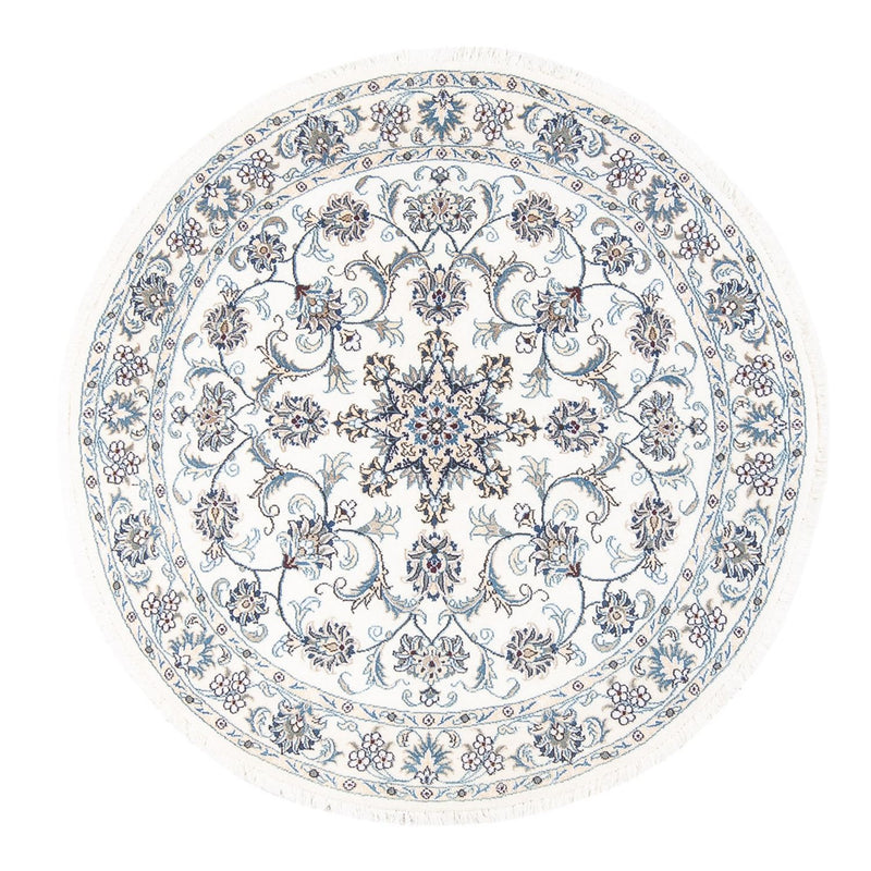 Perserteppich - Nain rund  - 150 x 150 cm - creme