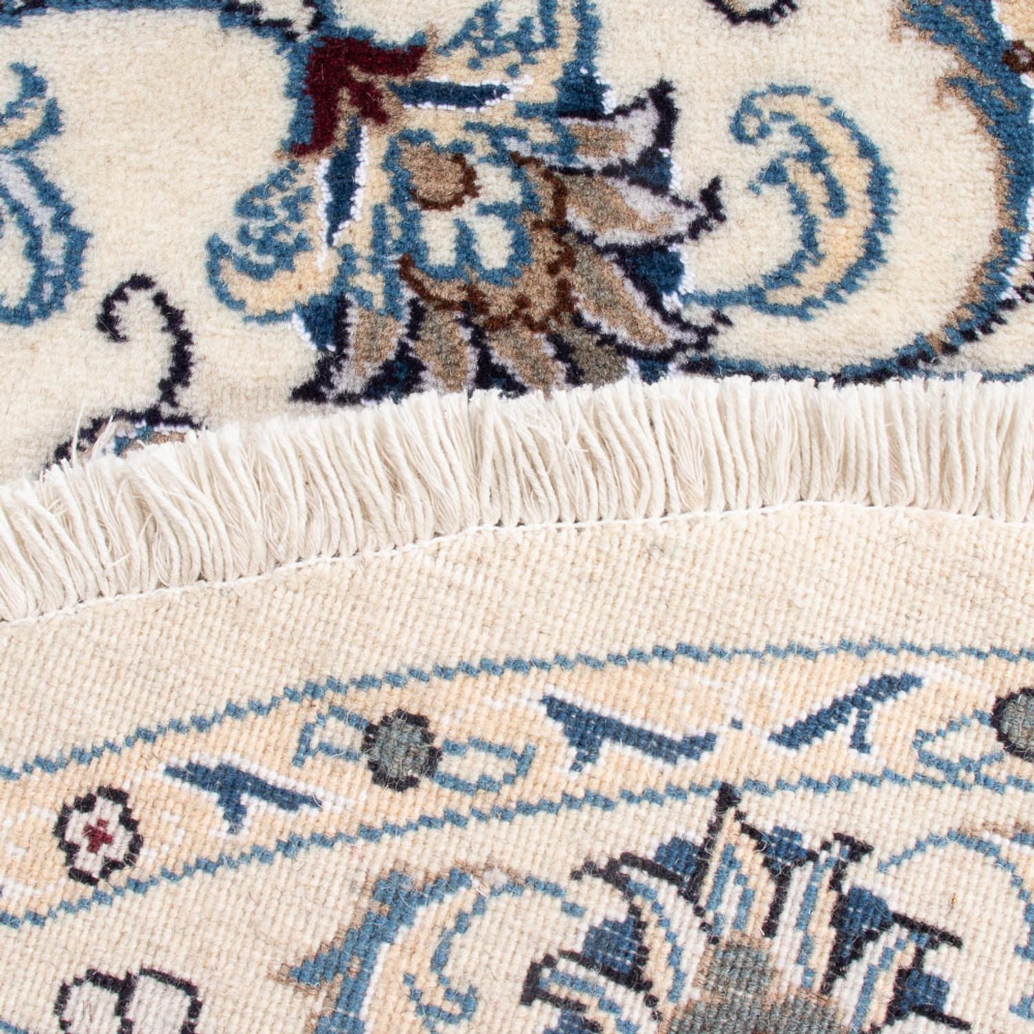 Perserteppich - Nain rund  - 150 x 150 cm - creme