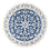 Perserteppich - Nain rund  - 150 x 150 cm - blau