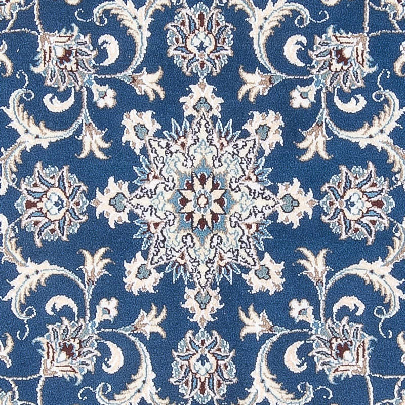 Perserteppich - Nain rund  - 150 x 150 cm - blau