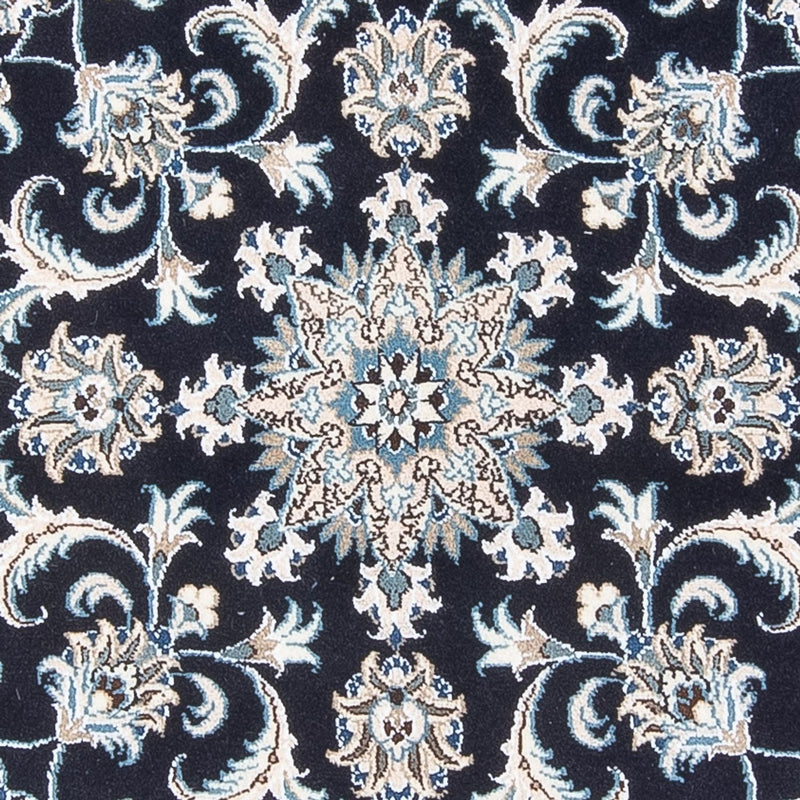 Perserteppich - Nain rund  - 150 x 150 cm - dunkelblau