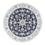 Perserteppich - Nain rund  - 150 x 150 cm - dunkelblau