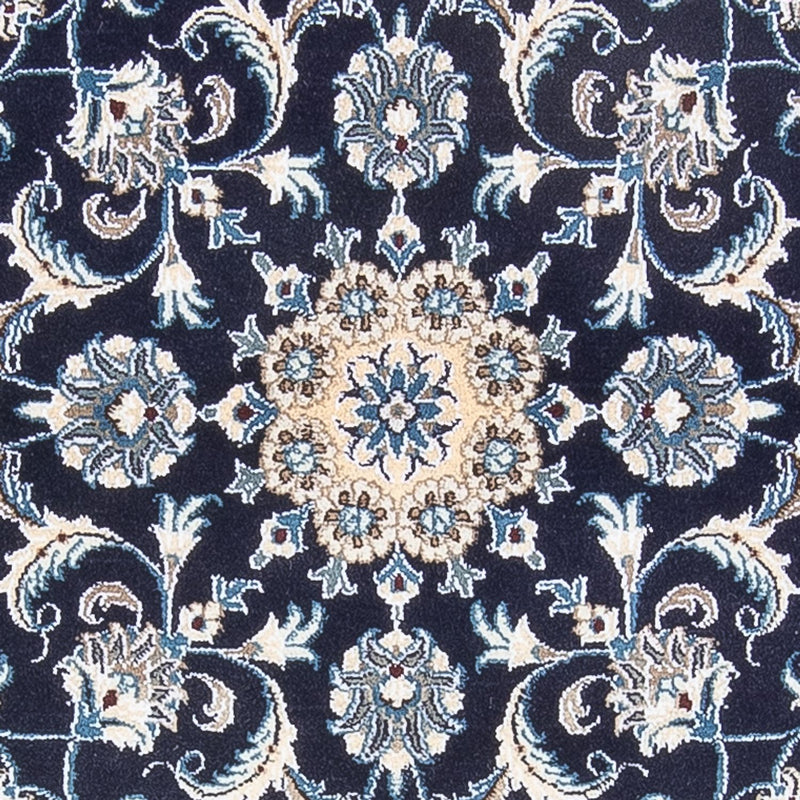 Perserteppich - Nain rund  - 150 x 150 cm - dunkelblau