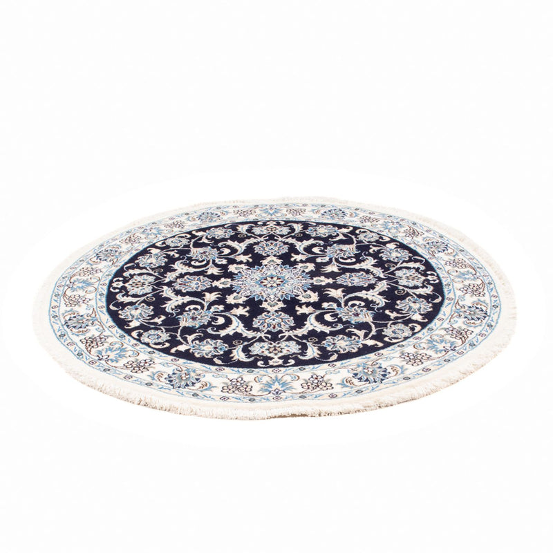 Perserteppich - Nain rund  - 150 x 150 cm - dunkelblau