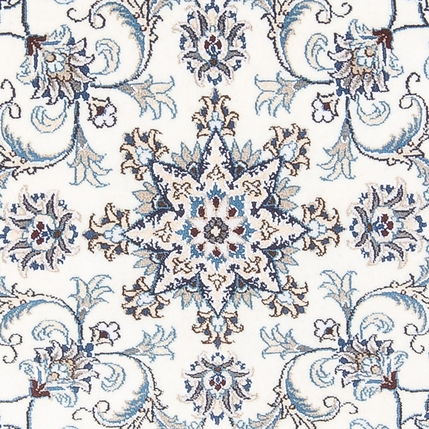 Perserteppich - Nain rund  - 150 x 150 cm - creme