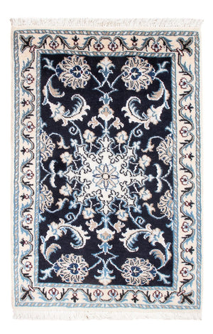 Perserteppich - Nain - Royal - 90 x 60 cm - dunkelblau