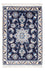 Perserteppich - Nain - Royal - 90 x 60 cm - dunkelblau