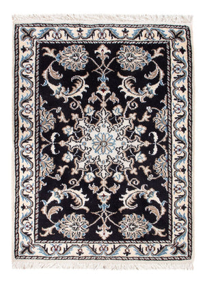 Perserteppich - Nain - Royal - 90 x 60 cm - dunkelblau