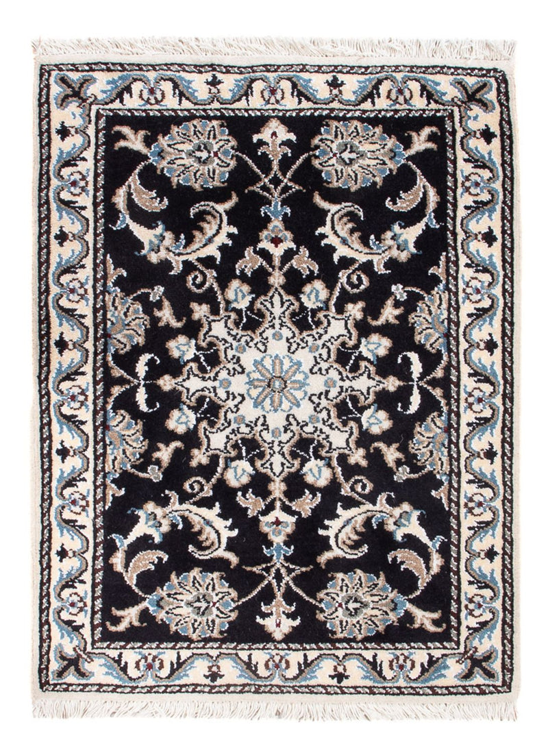 Perserteppich - Nain - Royal - 90 x 60 cm - dunkelblau