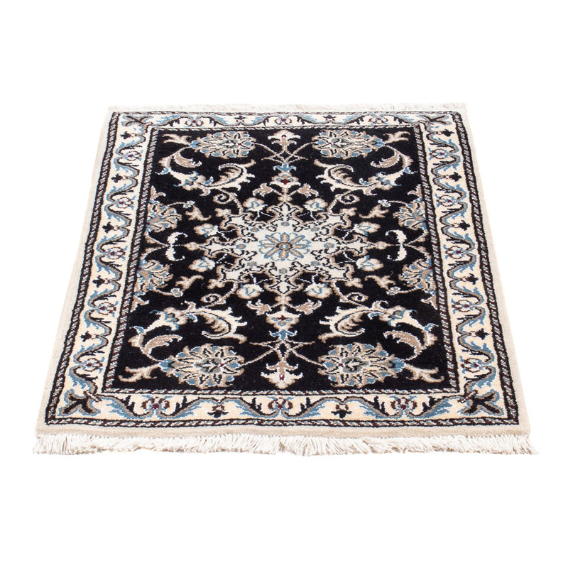 Perserteppich - Nain - Royal - 90 x 60 cm - dunkelblau