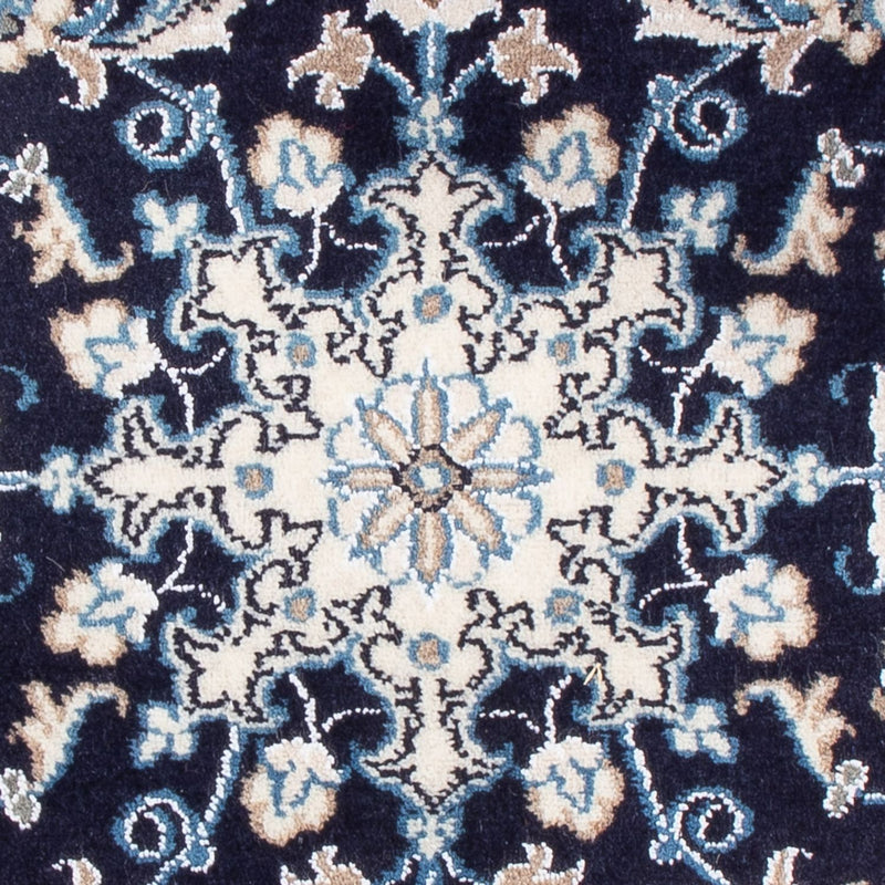 Perserteppich - Nain - Royal - 90 x 60 cm - dunkelblau