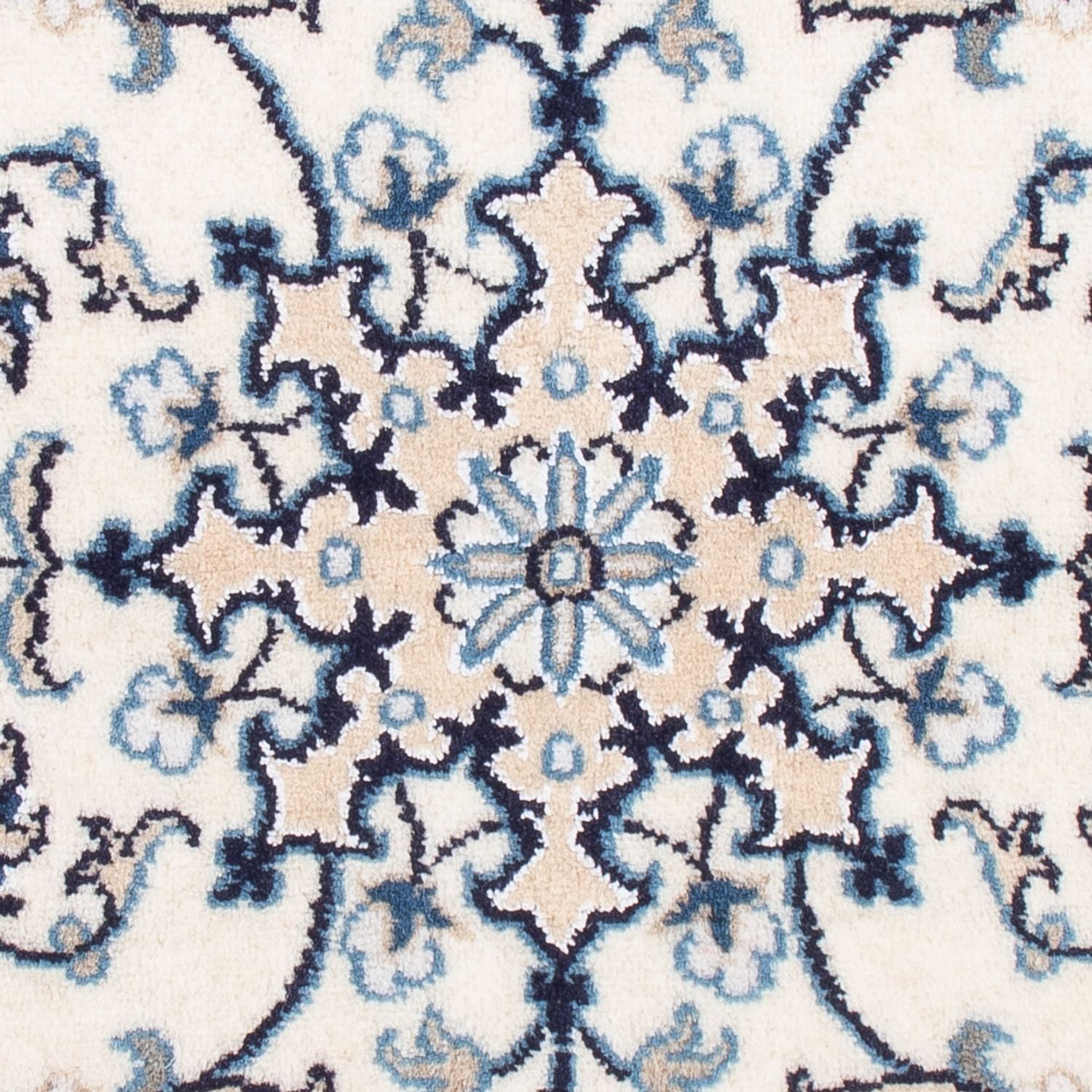 Perserteppich - Nain - Royal - 90 x 60 cm - creme