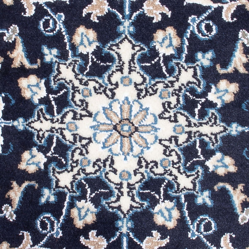 Perserteppich - Nain - Royal - 90 x 60 cm - dunkelblau