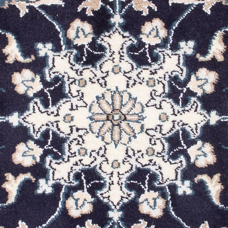 Perserteppich - Nain - Royal - 90 x 60 cm - dunkelblau