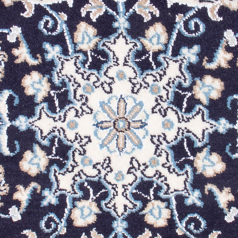 Perserteppich - Nain - Royal - 90 x 60 cm - dunkelblau