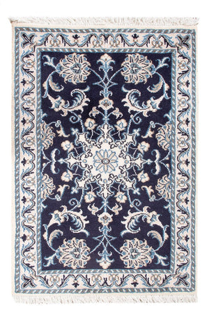 Perserteppich - Nain - Royal - 90 x 60 cm - dunkelblau