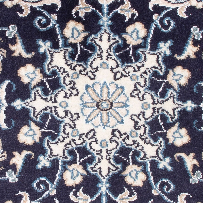 Perserteppich - Nain - Royal - 90 x 60 cm - dunkelblau