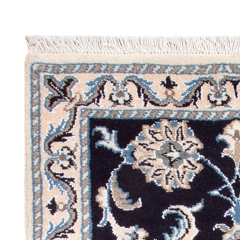 Perserteppich - Nain - Royal - 90 x 60 cm - dunkelblau