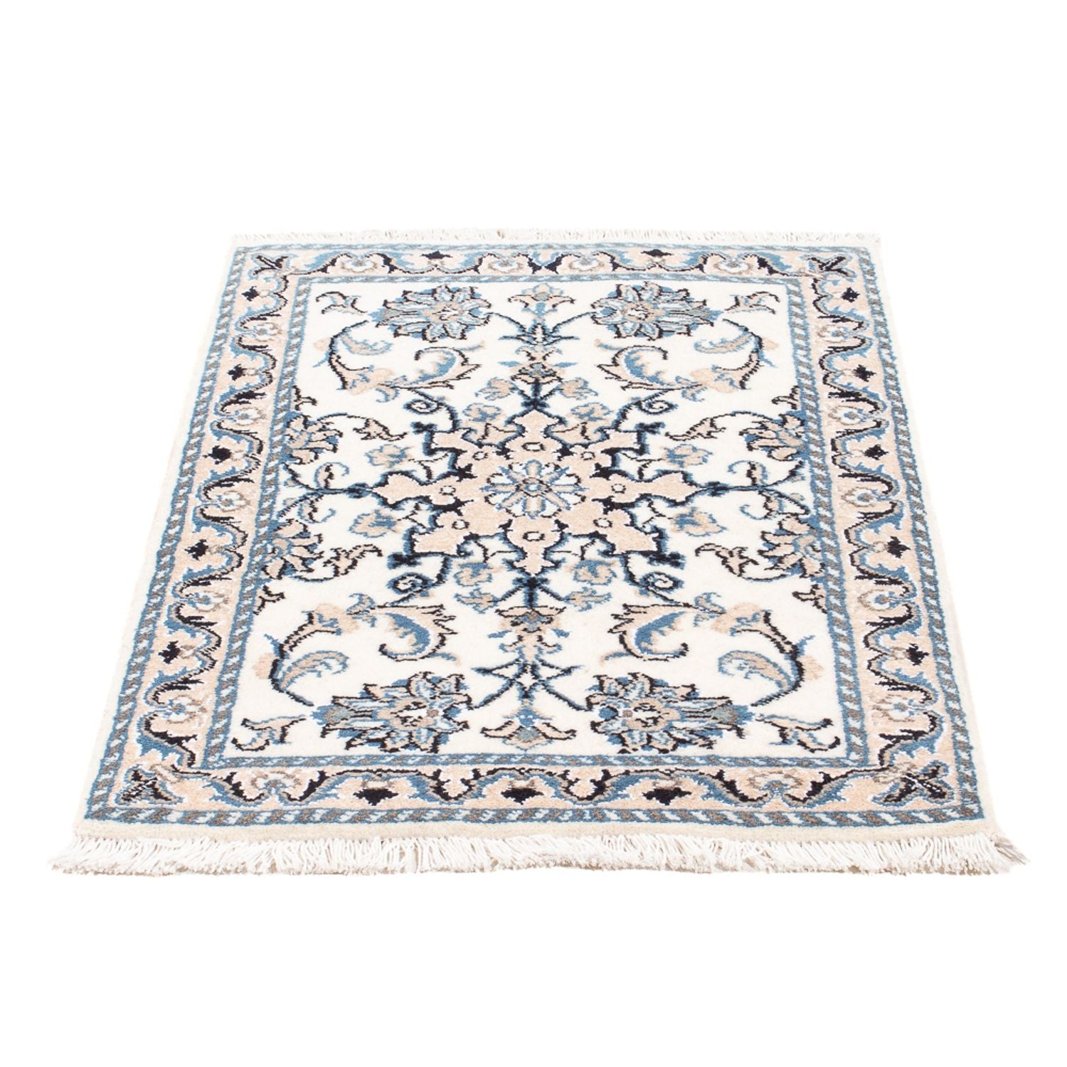 Perserteppich - Nain - Royal - 90 x 60 cm - creme