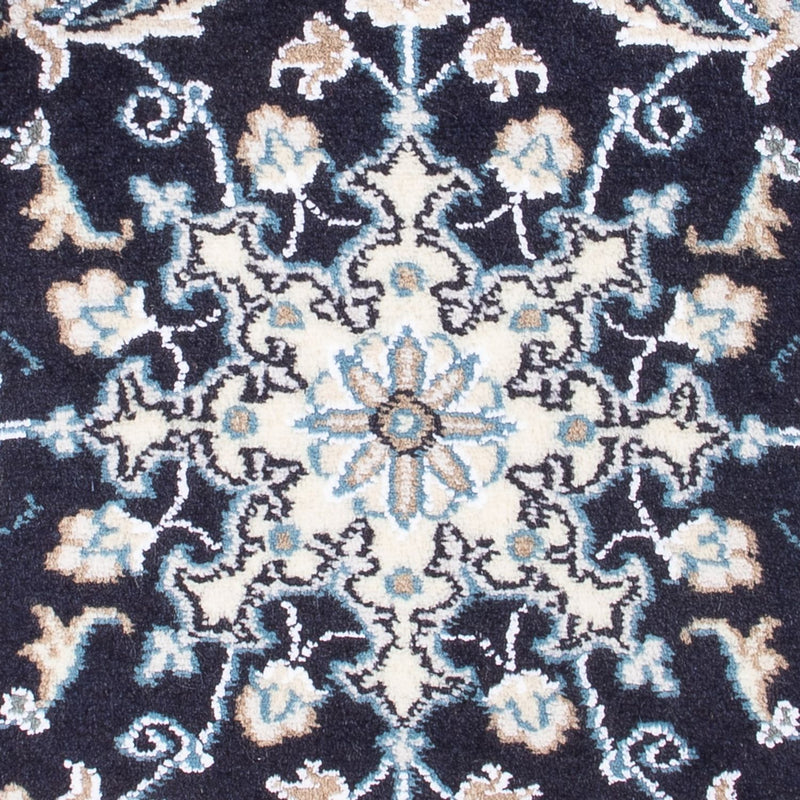 Perserteppich - Nain - Royal - 90 x 60 cm - dunkelblau