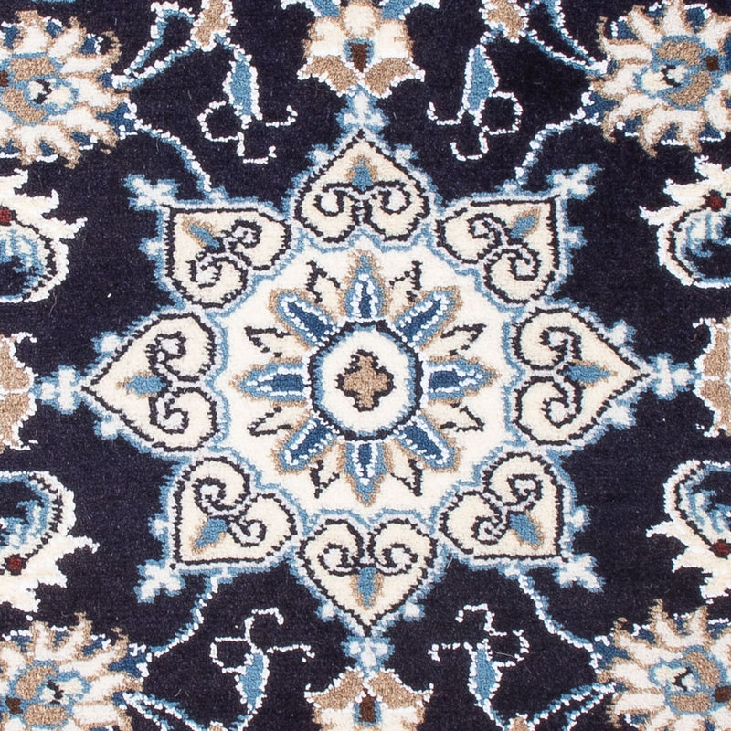 Perserteppich - Nain - Royal - 90 x 60 cm - dunkelblau