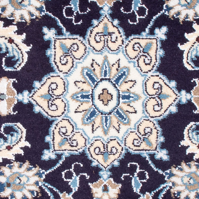 Perserteppich - Nain - Royal - 90 x 60 cm - dunkelblau