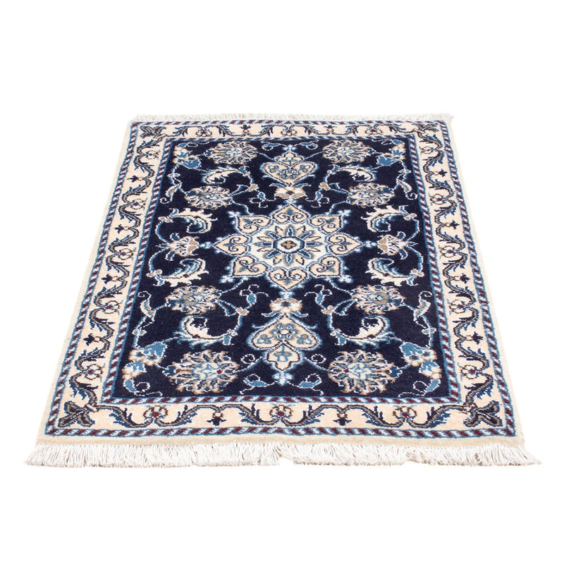 Perserteppich - Nain - Royal - 90 x 60 cm - blau