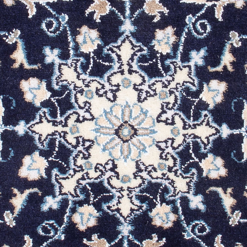 Perserteppich - Nain - Royal - 90 x 60 cm - dunkelblau