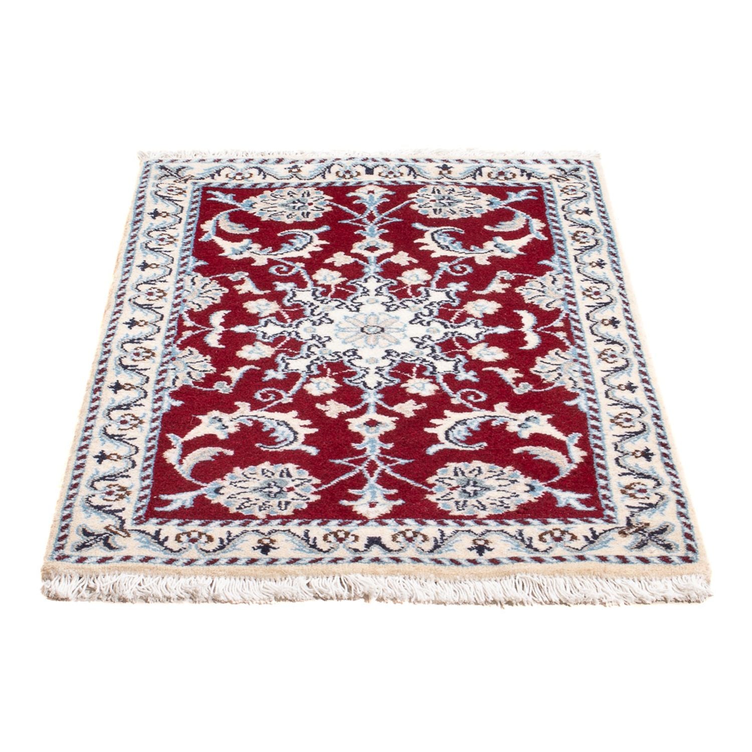 Perserteppich - Nain - Royal - 90 x 60 cm - rot